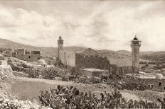 מערת המכפלה בתמונה משנות ה-20 של המאה העשרים